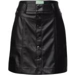Street One Mini Röcke mit Knopfleiste aus Leder für Damen für den für den Herbst 