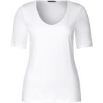 Weiße Casual Street One T-Shirts für Damen Größe L 