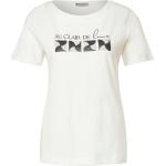 Beige Casual Street One T-Shirts für Damen Übergrößen 