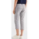 Reduzierte Graue Casual Street One Slim Fit Jeans mit Reißverschluss aus Baumwolle für Damen für den für den Sommer 