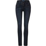 Schwarze Street One Slim Fit Jeans aus Baumwolle für Damen für den für den Winter 