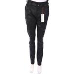 Schwarze Street One York Slim Fit Jeans aus Denim für Damen Weite 32, Länge 32 
