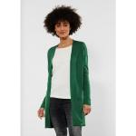 Grüne Unifarbene Casual Street One Damencardigans & Damenstrickjacken ohne Kragen Größe XS für den für den Herbst 