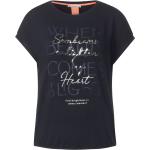 Dunkelblaue Vintage Street One T-Shirts für Damen Größe XS 