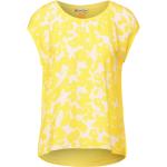 Gelbe Blumenmuster Street One T-Shirts für Damen Größe M 