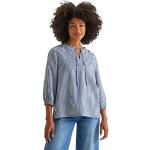 Reduzierte Blaue 3/4-ärmelige Street One Tunika-Blusen für Damen Größe M 