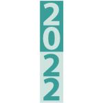 Streifenplaner Mini Türkis 2022
