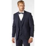 Marineblaue Unifarbene Strellson Businesskleidung für Herren Übergröße 