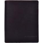 Braune Unifarbene Elegante Strellson Brieftaschen aus Leder 