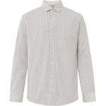 Beige Langärmelige Strellson Kentkragen Hemden mit Kent-Kragen aus Baumwolle für Herren Größe L 