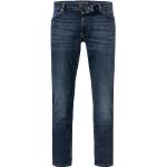 Dunkelblaue Bestickte Strellson Robin Slim Fit Jeans aus Baumwolle für Herren Weite 30, Länge 36 