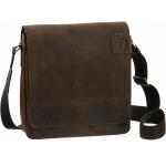 Braune Vintage Strellson Richmond Messenger Bags & Kuriertaschen aus Leder 