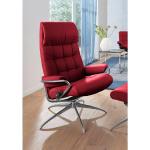 Rote Stressless London Relaxsessel Breite 50-100cm, Höhe 100-150cm, Tiefe 50-100cm 