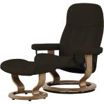 Stressless Relaxsessel mit Hocker Consul - braun - 72 cm - 94 cm - 70 cm - Polstermöbel > Sessel > Fernsehsessel