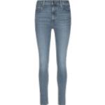 Blaue Super Skinny LEVI'S Stretch-Jeans aus Denim für Damen Größe S 