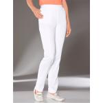 Weiße Stretch-Jeans aus Jersey für Damen Größe XXL 