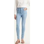 Blaue Super Skinny LEVI'S Stretch-Jeans aus Denim für Damen Größe S 