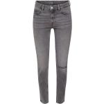 Graue Esprit Slim Fit Jeans mit Knopf aus Denim für Damen Größe M 