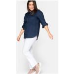 Weiße Sheego Denim Stretch-Jeans aus Denim für Damen Größe XXL Große Größen 