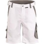 Weiße Planam Stretch-Shorts für Kinder aus Polyester 