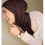 Goldene Hijabs aus Jersey für Damen 
