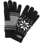 Schwarze Normani Fingerhandschuhe aus Polyester für Damen Einheitsgröße 