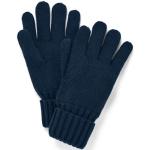 Reduzierte Dunkelblaue TCHIBO Strick-Handschuhe aus Polyester für Herren 