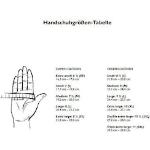 Hellgraue Melierte Kessler Fingerhandschuhe für Damen Größe M 