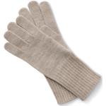 Reduzierte Graue TCHIBO Strick-Handschuhe für Damen Einheitsgröße 
