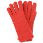 Reduzierte Orange TCHIBO Strick-Handschuhe für Damen Größe 7 für den für den Herbst 