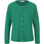 Smaragdgrüne Looxent Damencardigans aus Wolle maschinenwaschbar Größe L 