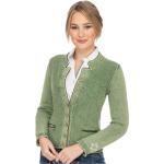 Grüne Spieth & Wensky Trachten-Strickjacken aus Baumwolle für Damen Größe XS 