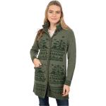 Grüne Astrifa Trachten-Strickjacken aus Wolle für Damen Größe XS 