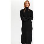 Reduzierte Schwarze Saint Tropez Rollkragen Strickkleider für Damen Größe XS 