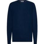 Marineblaue Calvin Klein CK Strickpullover aus Wolle für Herren Größe S 