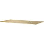 Weiße Skandinavische string Schreibtischplatten aus Eiche höhenverstellbar Breite 50-100cm, Höhe 100-150cm, Tiefe 100-150cm 
