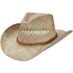 Geflochtene Cowboyhüte aus Stroh 58 Größe XL 