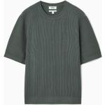 Dunkelgrüne Elegante COS Bio T-Shirts für Herren Größe XL 