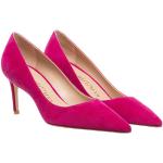 Pinke Elegante Stuart Weitzman Spitze Pfennigabsatz High Heels & Stiletto-Pumps aus Leder für Damen Größe 40 