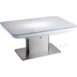 Weiße Moree Leuchttische & LED Tische aus Acrylglas Breite 100-150cm, Höhe 0-50cm, Tiefe 50-100cm 