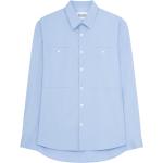 Reduzierte Hellblaue Unifarbene Casual Seidensticker Studio Nachhaltige Regular Fit Hemden für Herren Größe XL 