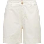 Weiße Gestreifte HUGO BOSS BOSS Bio Chino-Shorts aus Baumwolle für Damen Größe XS 
