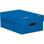 Blaue Archivboxen 