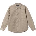 Stüssy Quilted Insulated Overshirt Beige - 1110139 S