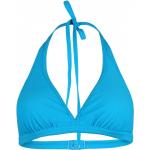 Blaue Stuf Neckholder-Bikinis aus Polyamid mit Rückenverschluss für Damen Größe L 