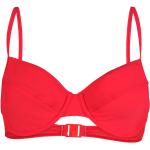Reduzierte Rote Stuf Bikini-Tops aus Polyamid mit Bügel für Damen Größe M 