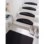 Reduzierte Moderne Hanse Home Halbrunde Stufenmatten & Stufenteppiche selbstklebend 15-teilig 
