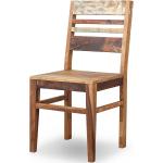 Stuhl 2er Set Malm aus recyceltem Massivholz 4260460826879