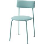Reduzierte Hellblaue Konferenzstühle & Besucherstühle aus Kunstleder Breite 0-50cm, Höhe 0-50cm, Tiefe 0-50cm 