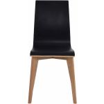 Schwarze Moderne Topdesign Holzstühle lackiert aus Massivholz Breite 0-50cm, Höhe 50-100cm, Tiefe 0-50cm 2-teilig 